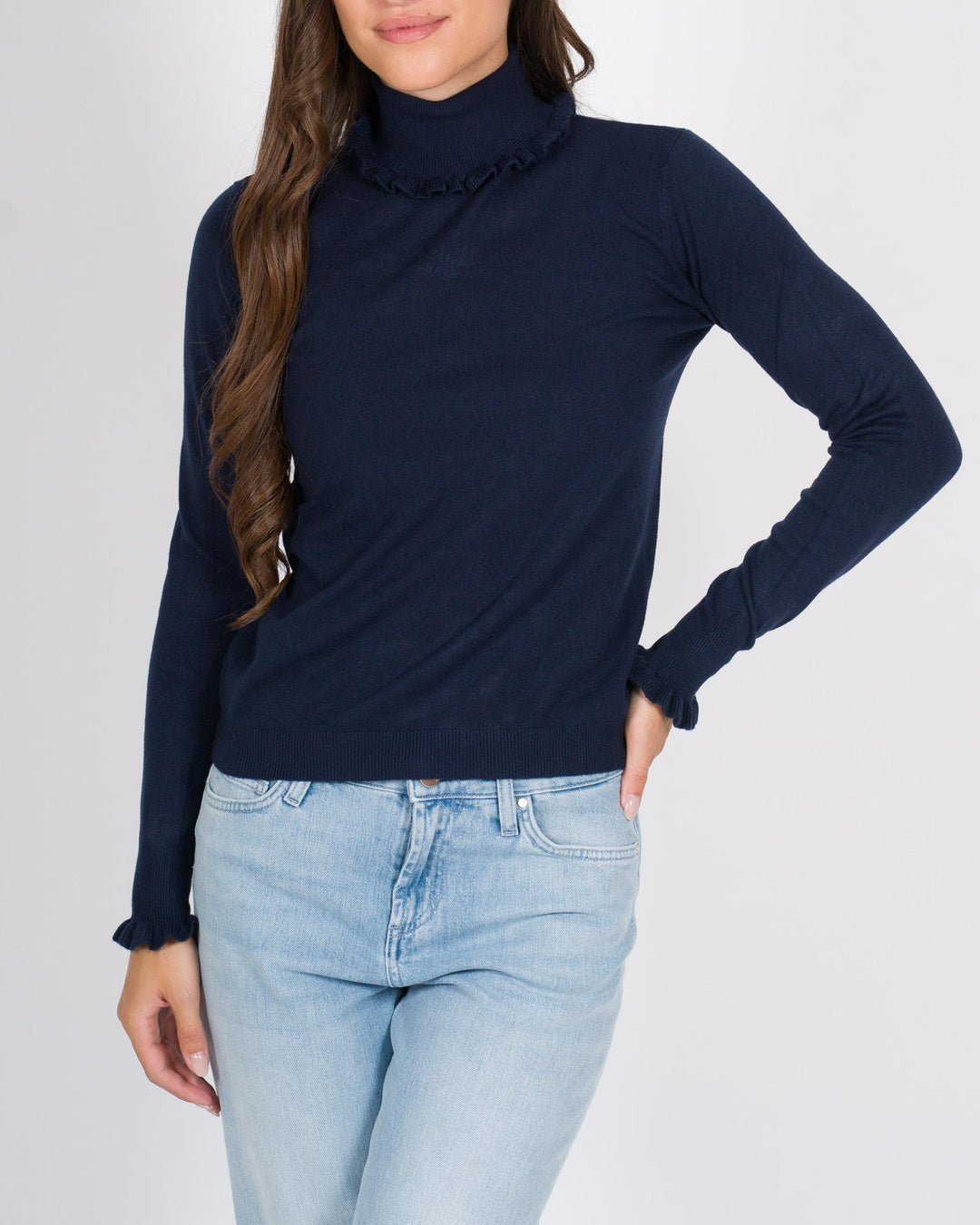 Pullover Dolcevita Smerlato Blu 