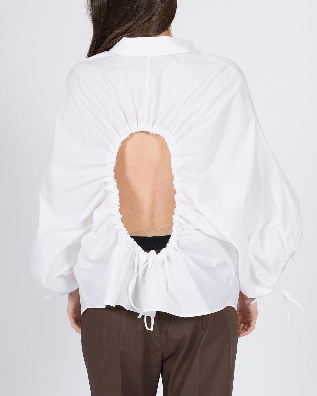 Camicia Bianca in Popeline Meimeij 