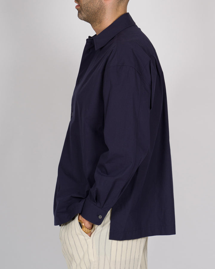 Camicia over blu 