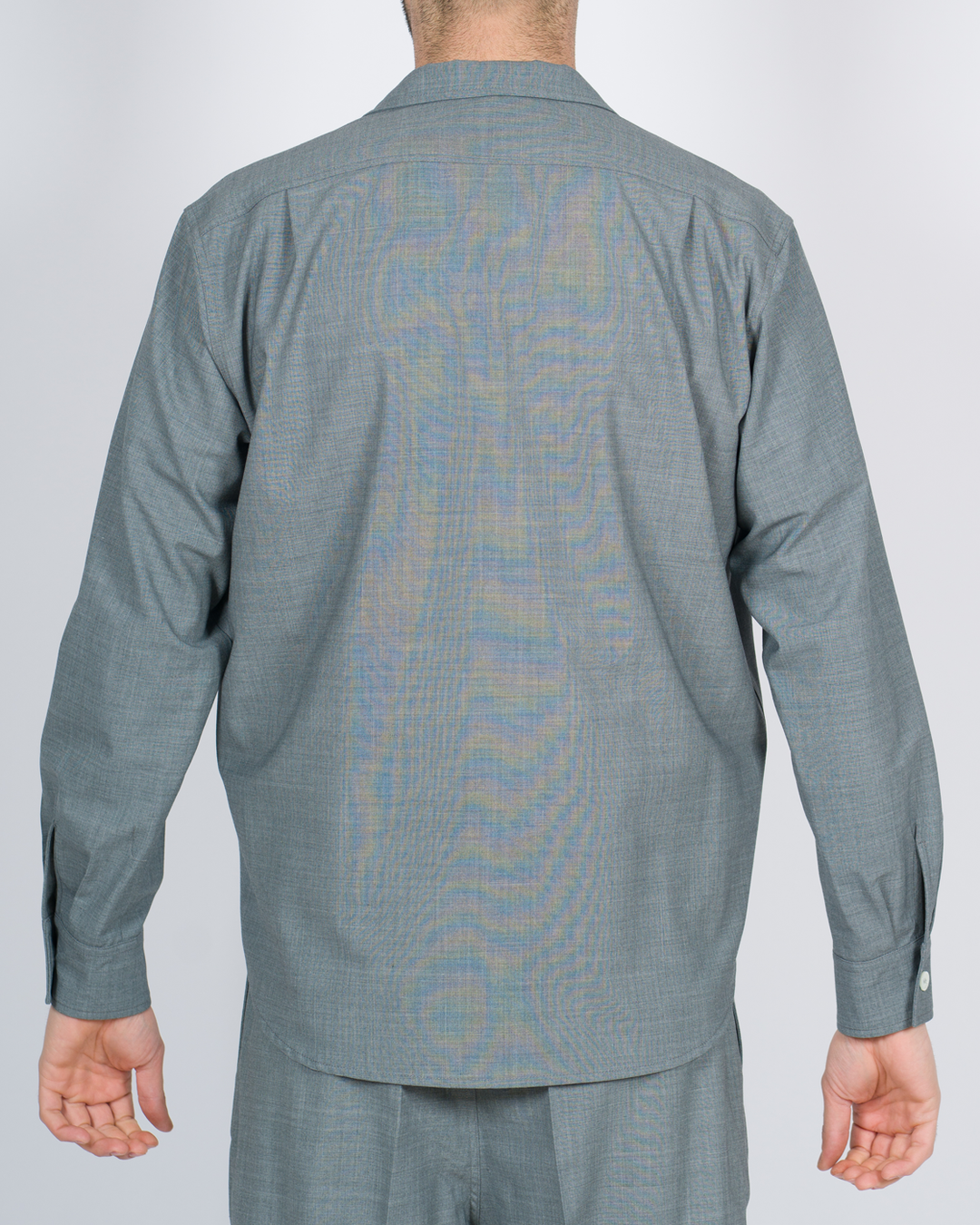 Overshirt tasconi grigio 