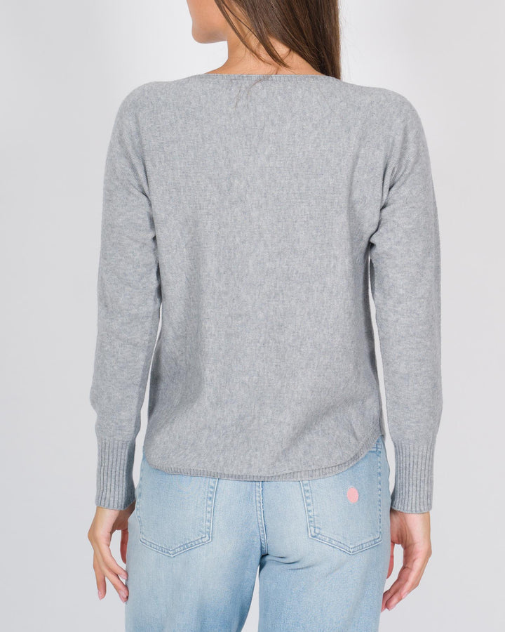 Maglia con stampa Dream grigio 