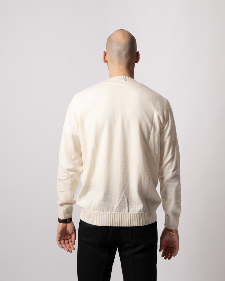 Maglia Lana Merinos Panna 