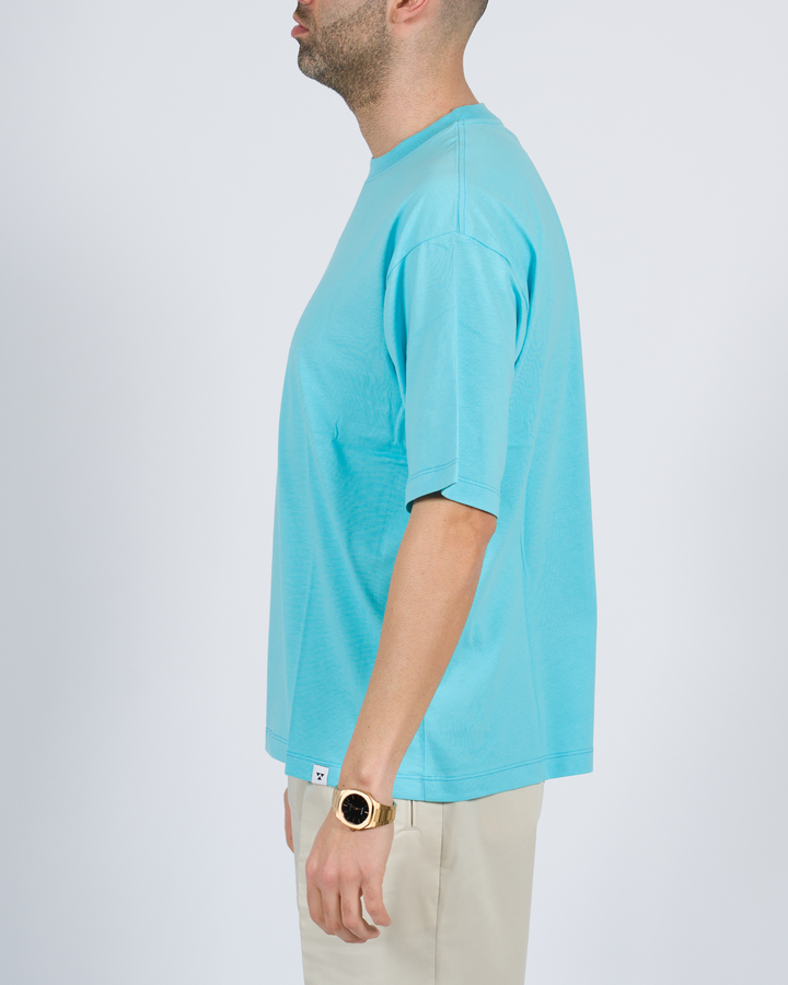 T-shirt Firenze Over azzurra 
