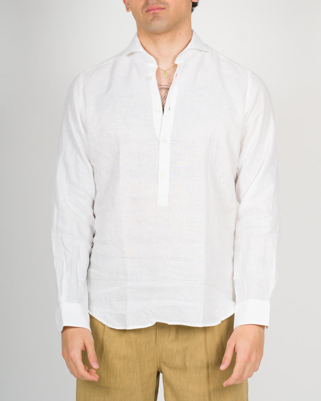 Camicia lino bianca 