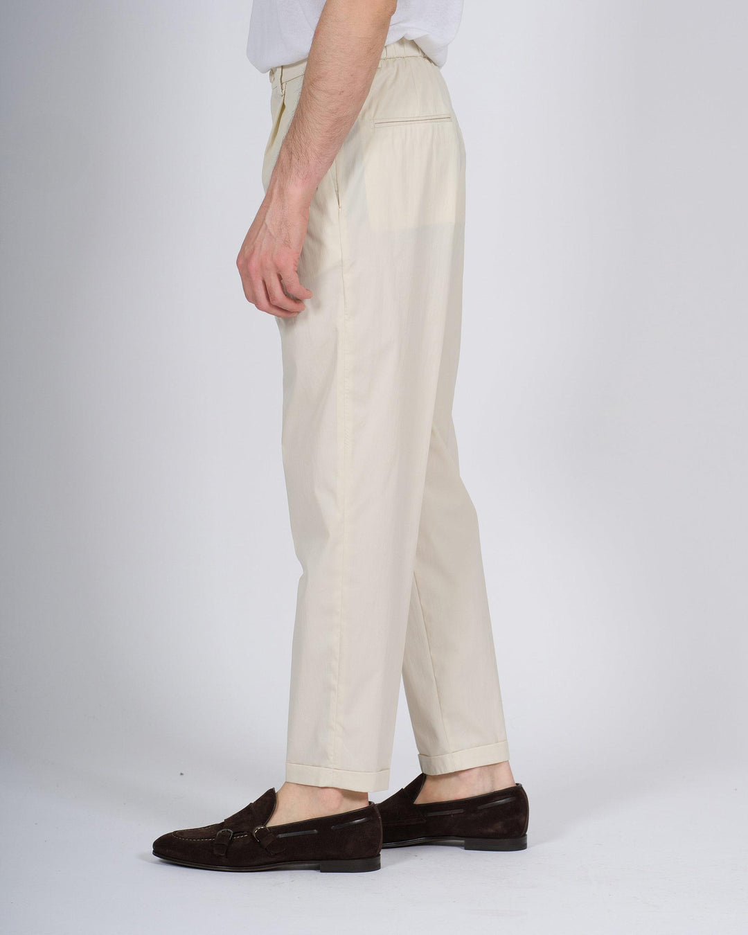 Pantalone Uomo Bonheur Modello Otaru Panna 