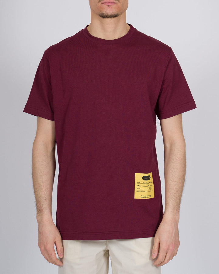 T-shirt Amarillo bordeaux 