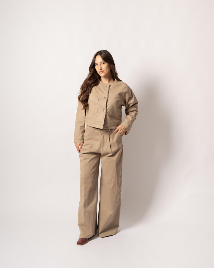 GIUBBOTTO TASCONI CHANEL BEIGE 