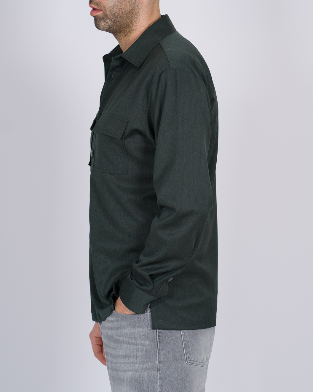 OVERSHIRT TASCONI VERDE 