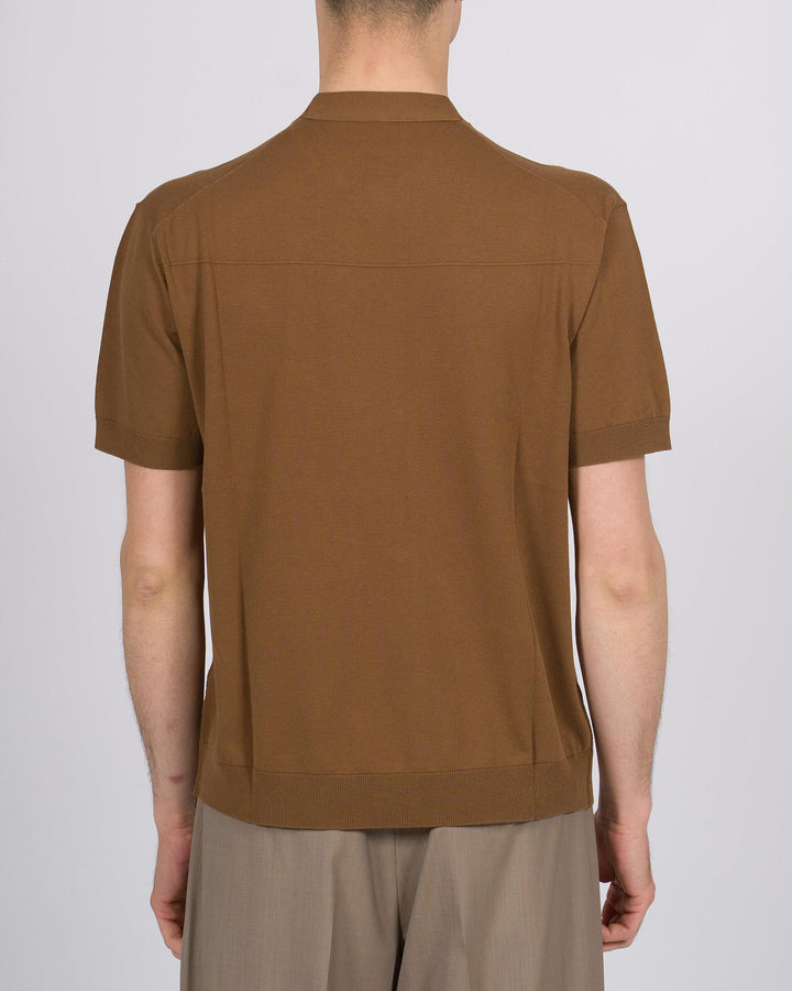 T-shirt uomo in filo di cotone finezza 16 bruciato 
