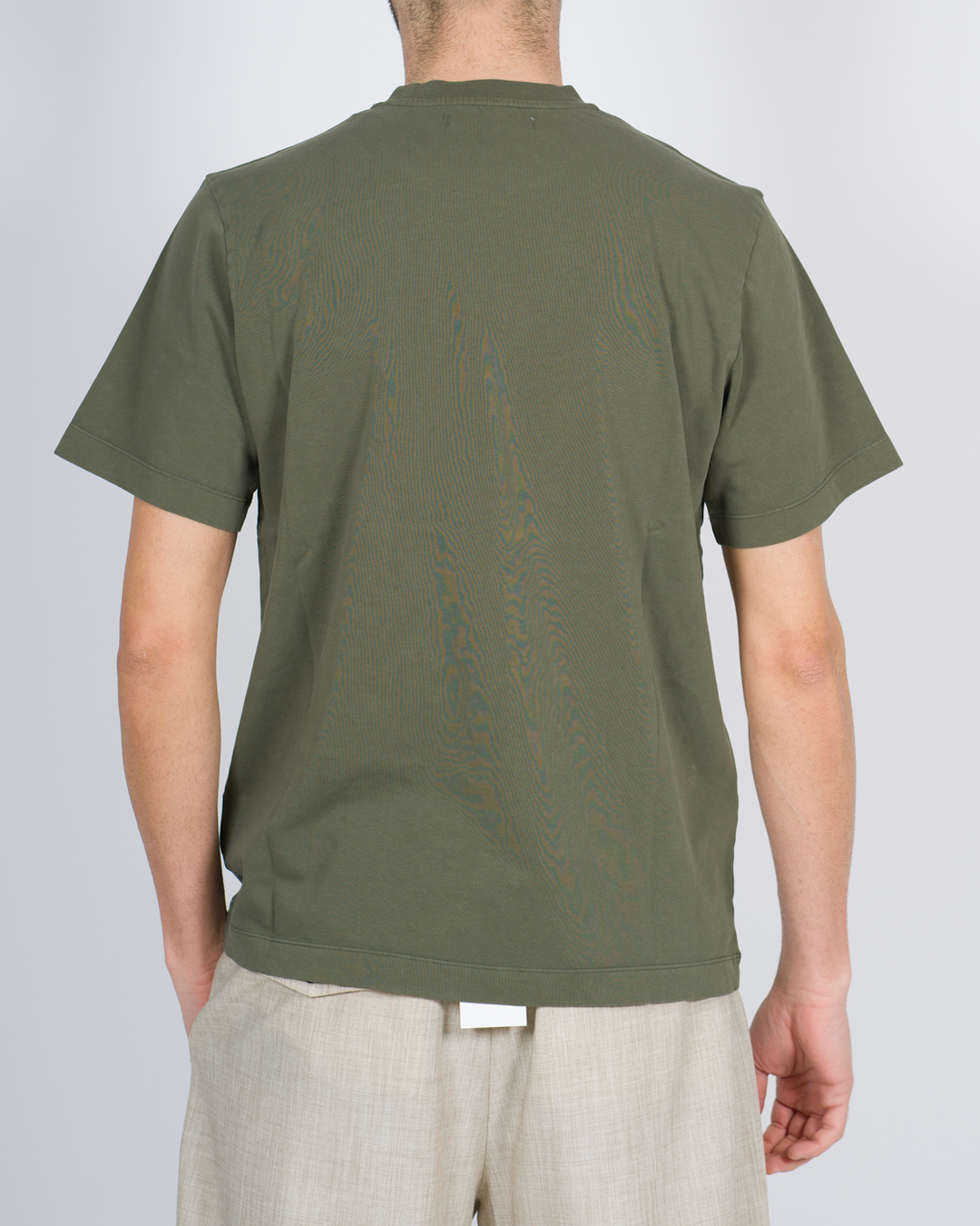 T-shirt taschino cotone verde 