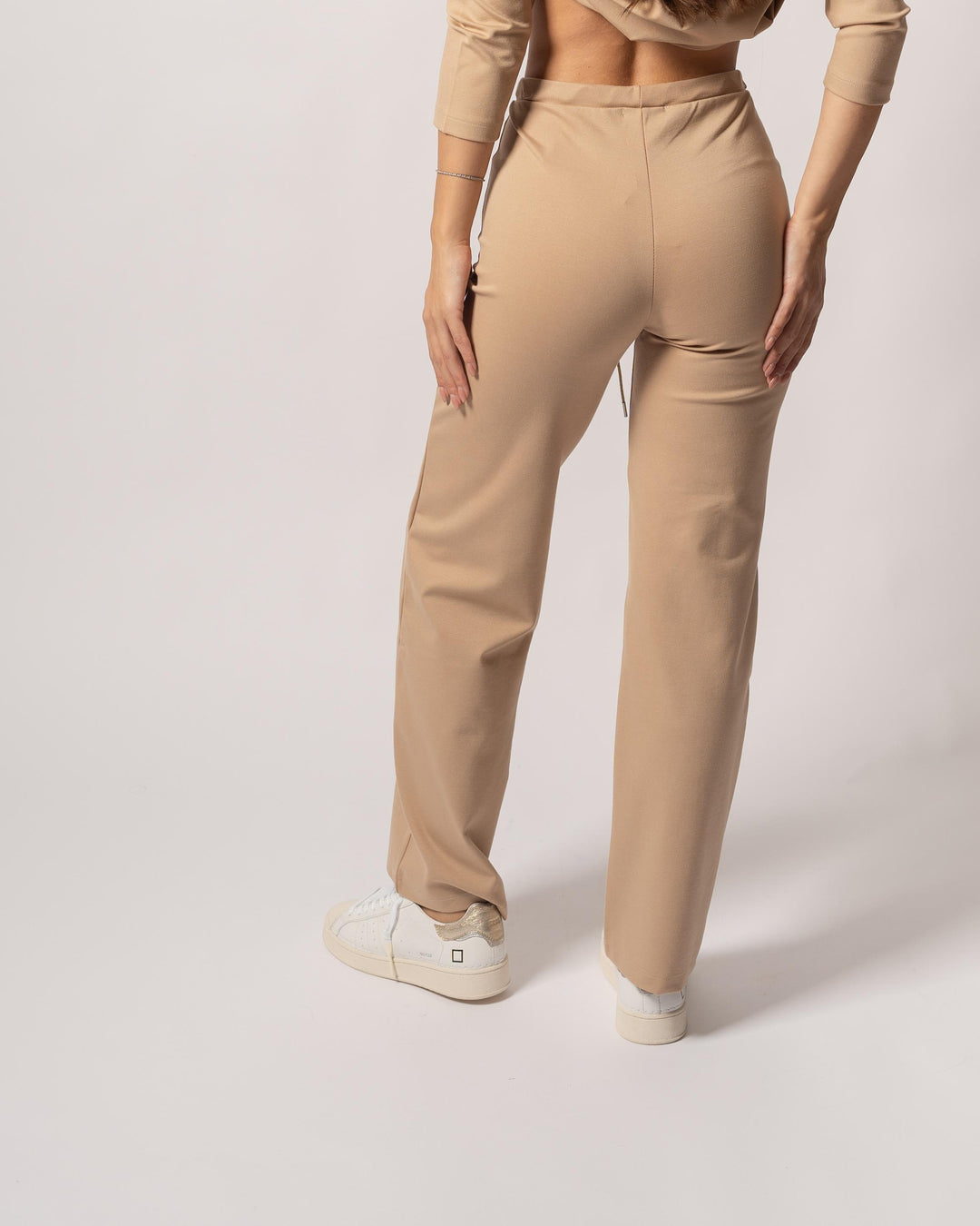 Pantalone Felpa Beige 