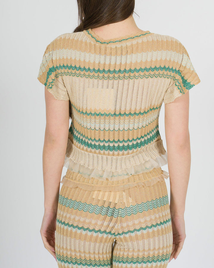 Maglia oro in lurex 