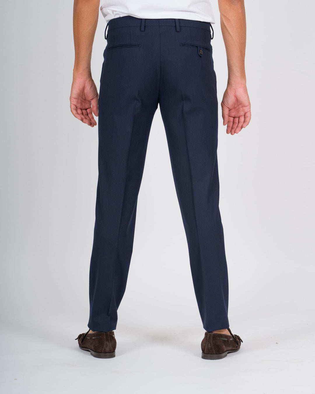 Pantaloni Morello Lana Blu 