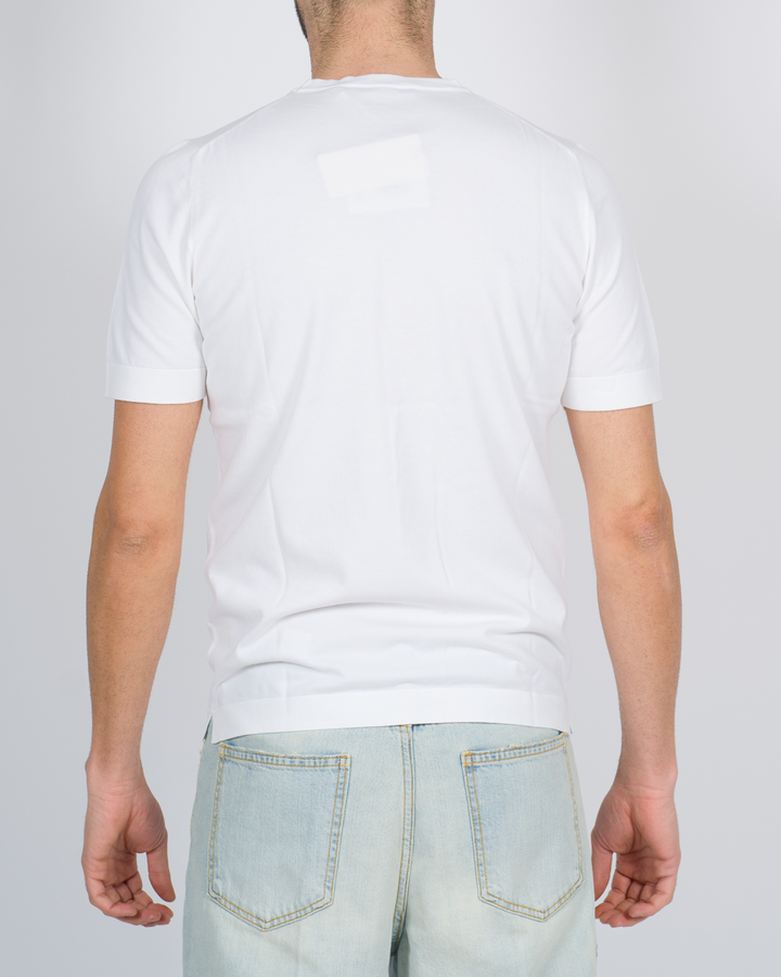 T-shirt cotone crepe bianco 