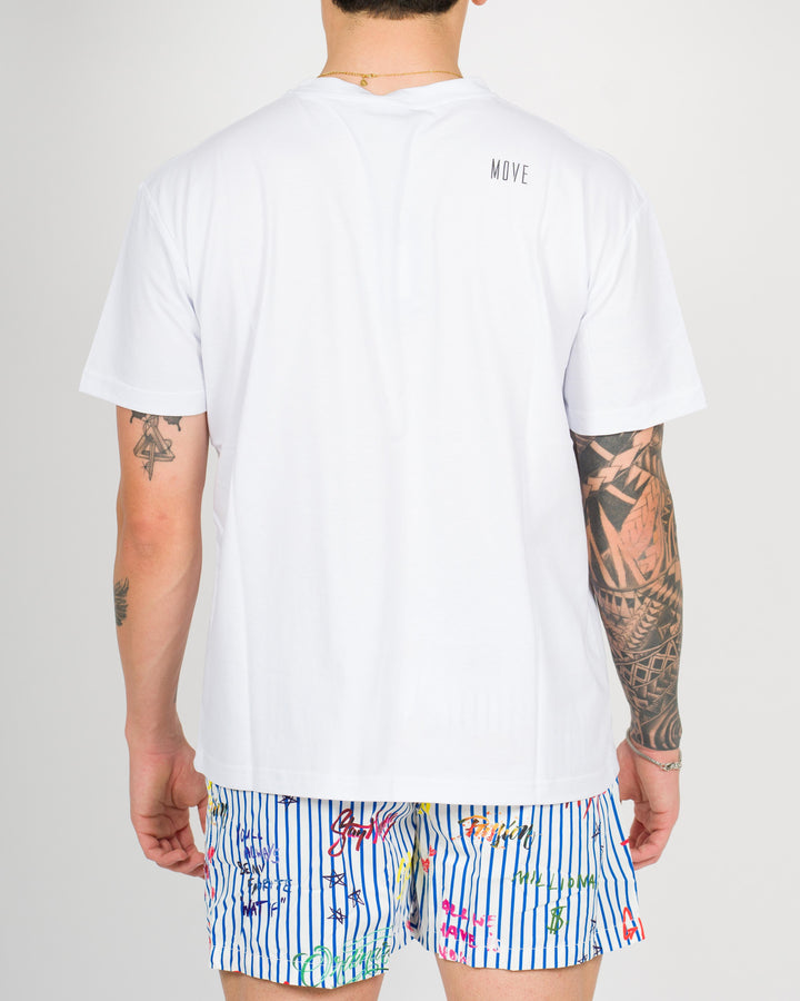 T-shirt scritte Bianco 
