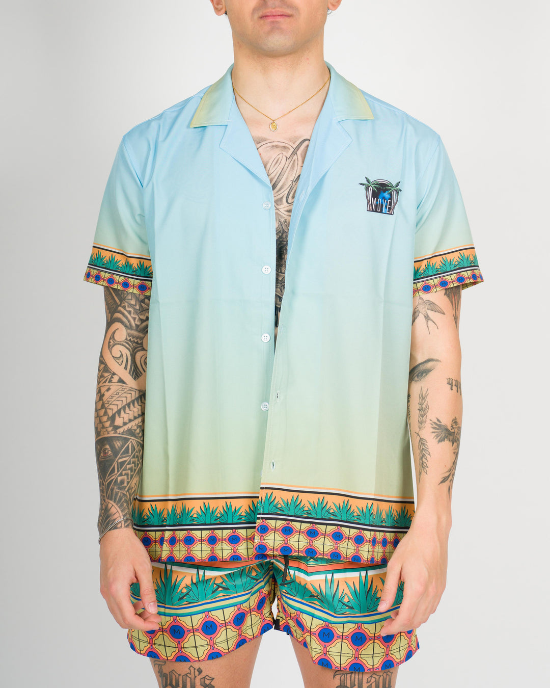 Camicia bowling stampata CASABLANCA<BR/> 