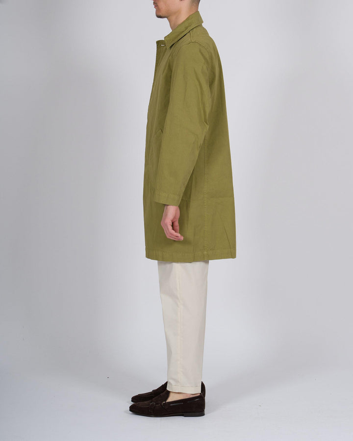 Trench Chesapeake Verde in Cotone 