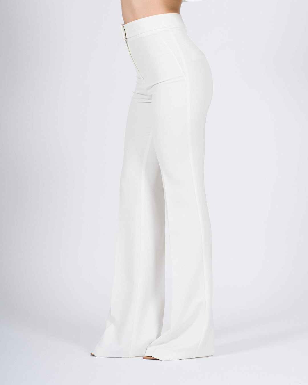 Pantalone a zampa bianco Silence 