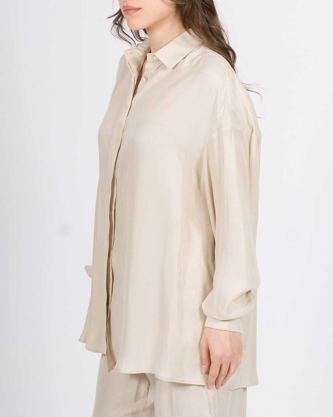 Camicia Over SILENCE  Beige 