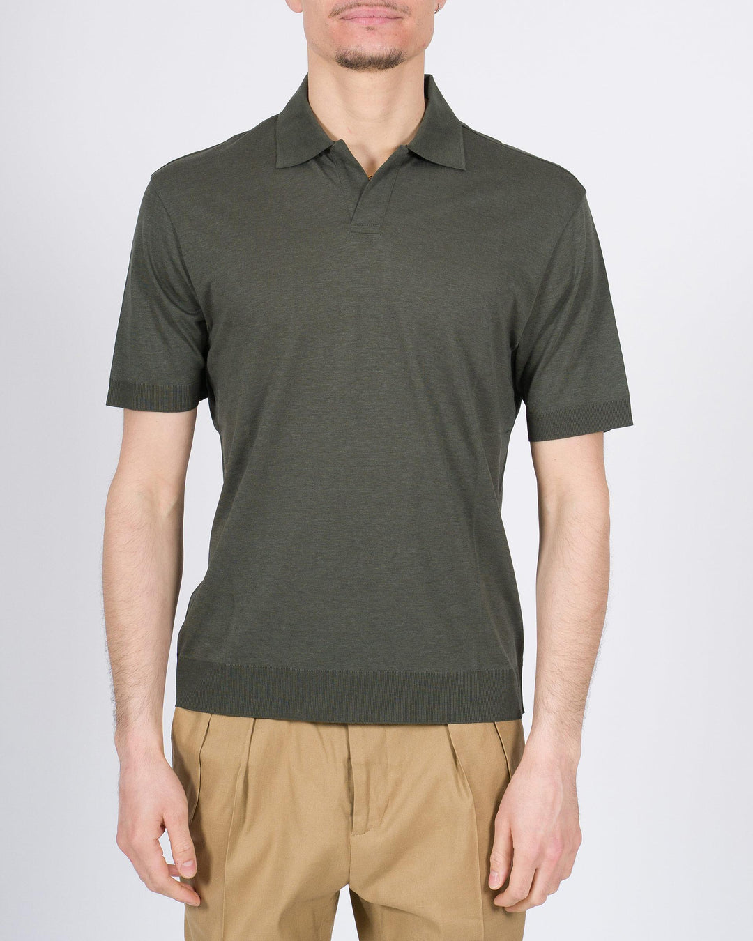 Polo Skipper Altea in lyocell verde 