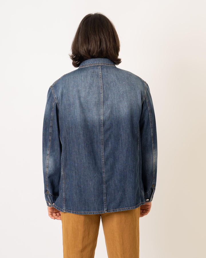 Blazer denim con Tasconi 