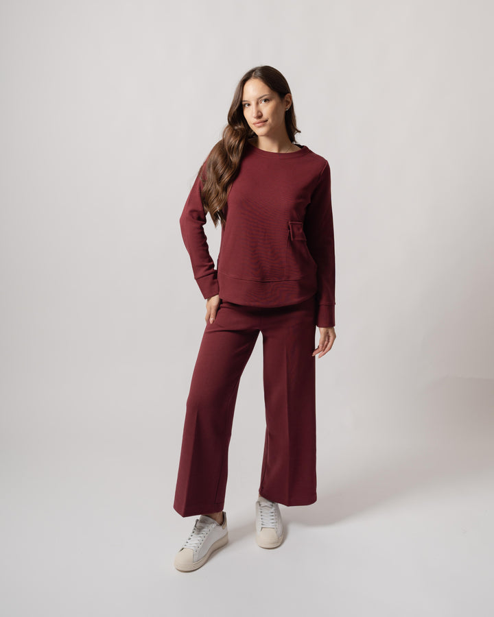 Pantalone felpa Bordeaux 
