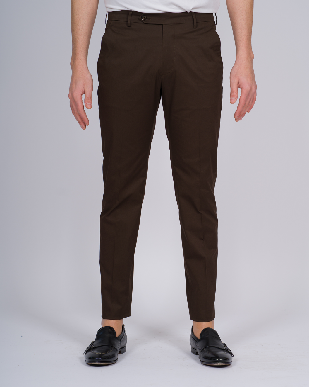 PANTALONE MORELLO COTONE MARRONE 