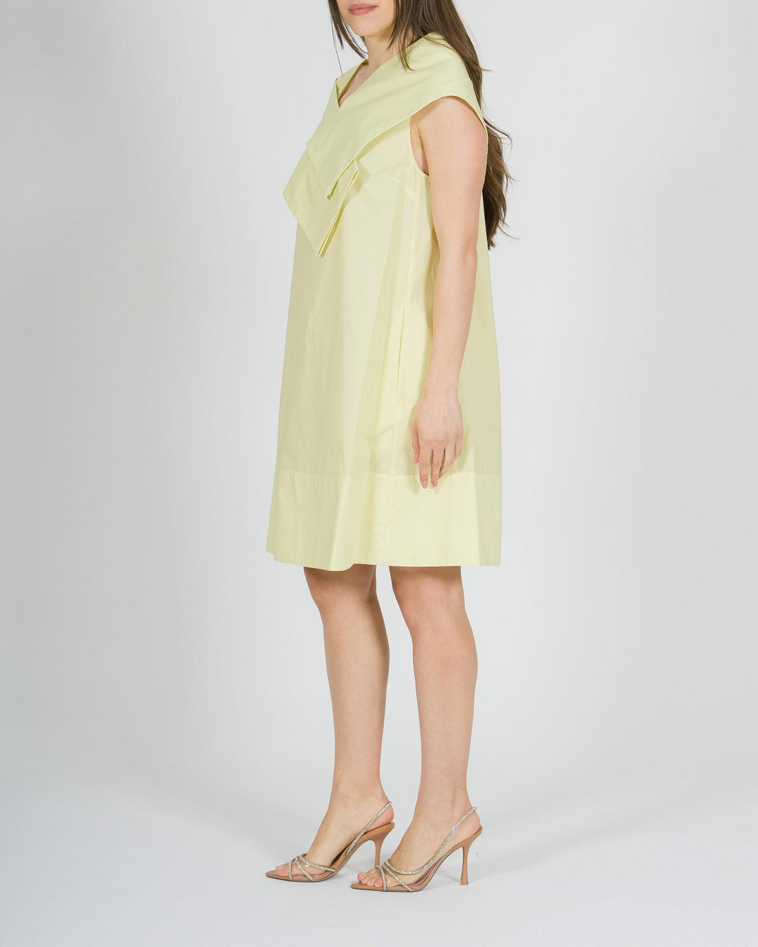 Abito Meimeij giallo in popeline 