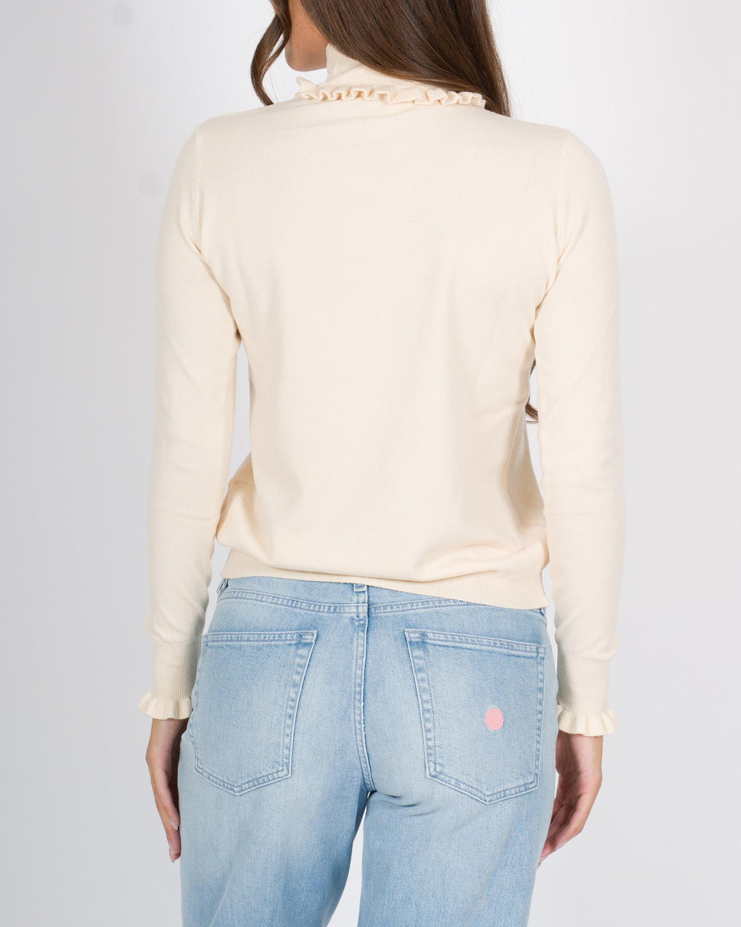 Pullover Dolcevita Smerlato Panna 