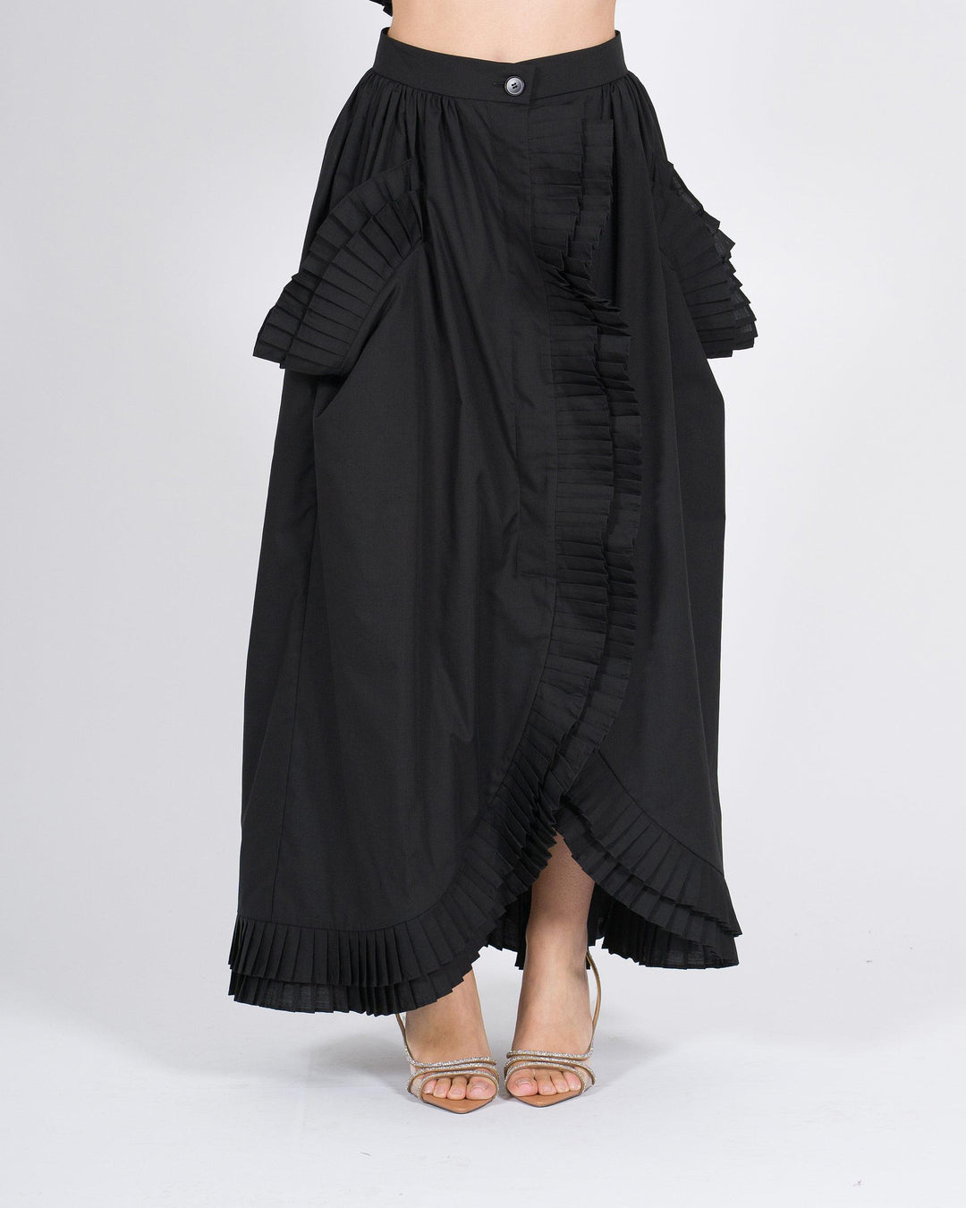 Gonna MEIMEJ  Cotone con Rouge nero 