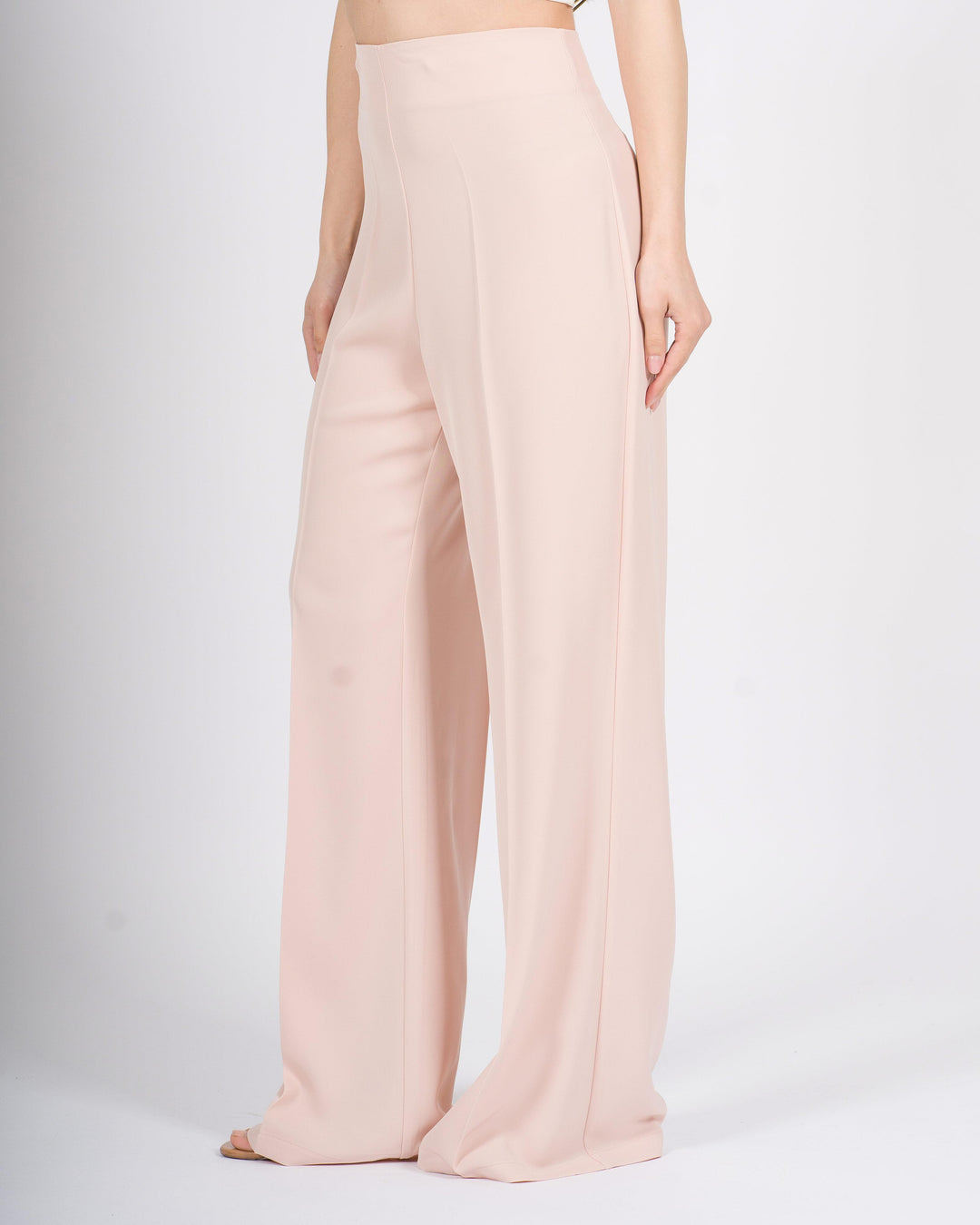 Pantalone Silence rosa Modello Palazzo 