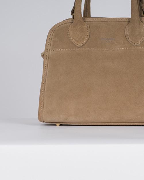 Borsa Melody in pelle tortora 