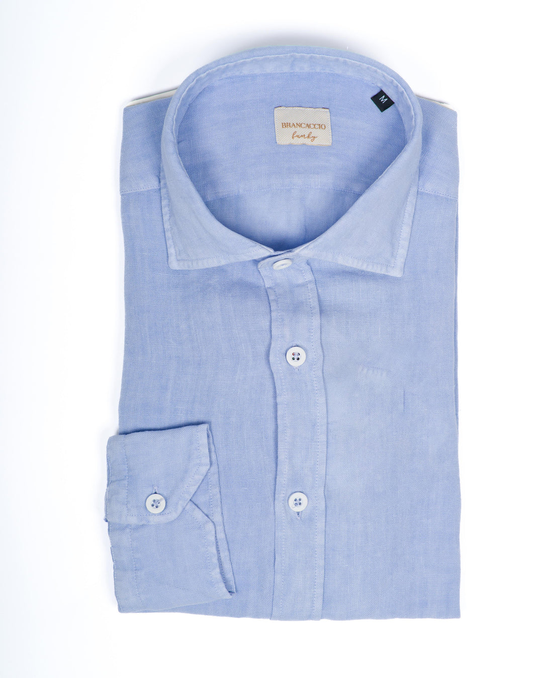 Camicia lino unito azzurra 