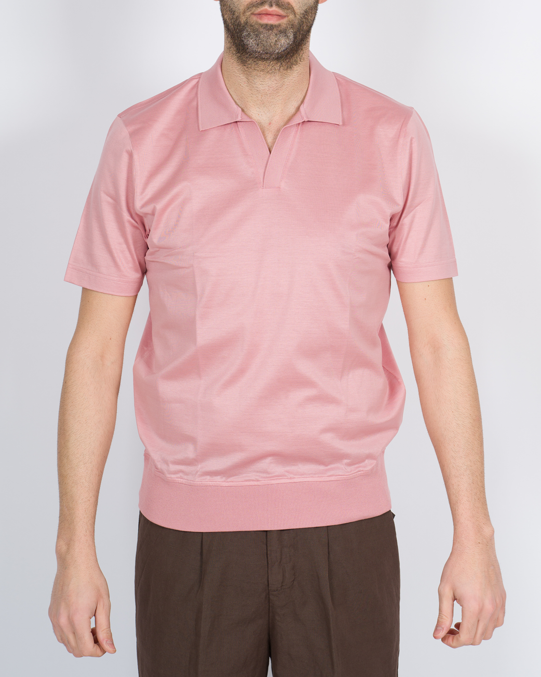 Polo skipper filo scozia rosa 
