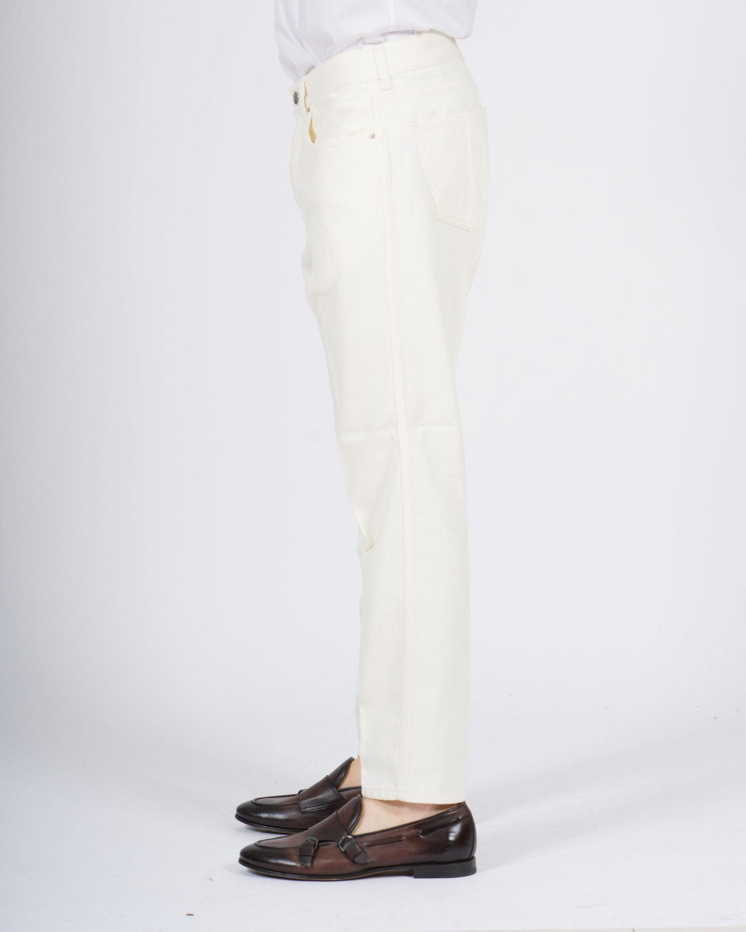 Jeans Don The Fuller modello Seoul colore bianco 