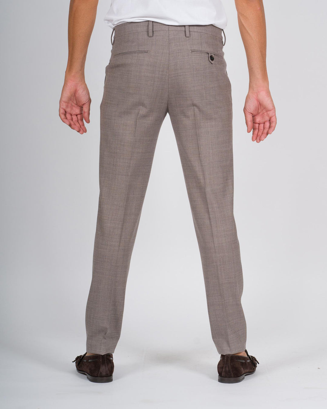 Pantaloni Morello Lana Fango 