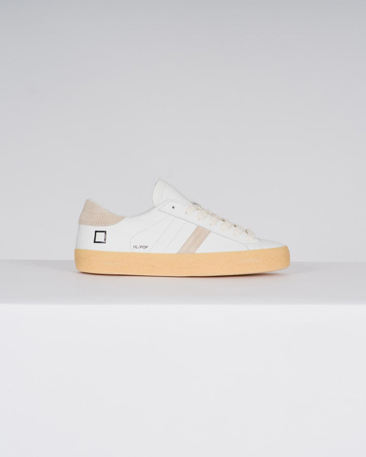 HILL LOW CALF WHITE-BEIGE<BR/> 