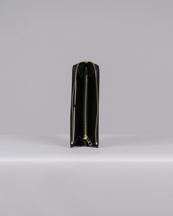 PORTAFOGLIO NERO MODELLO SAM 