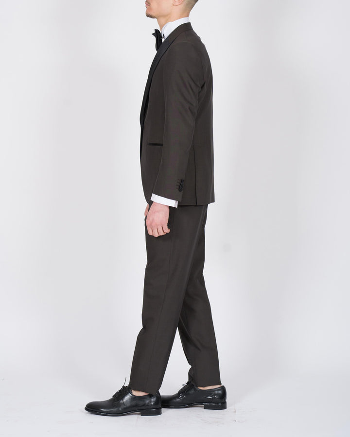 Abito Tuxedo marrone 