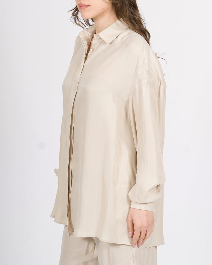 Camicia Over SILENCE  Beige 