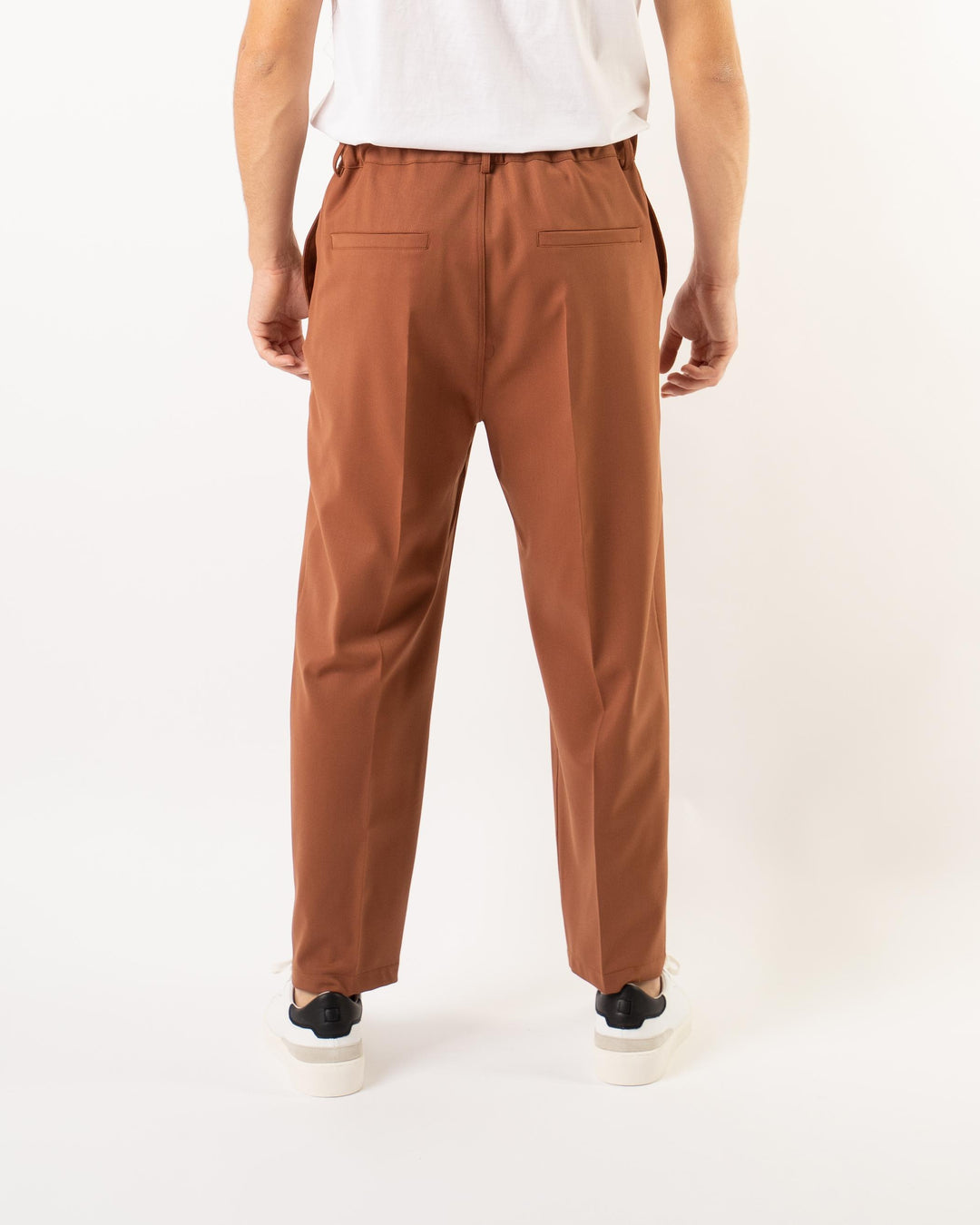 Pantaloni Vita Alta Tegola 