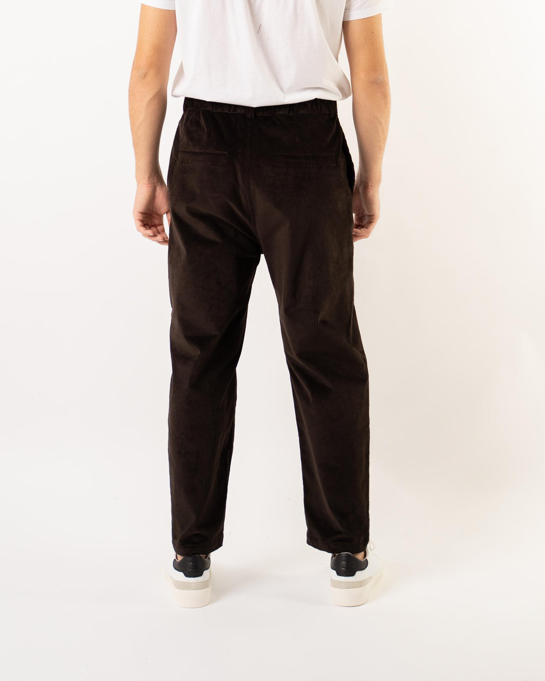 Pantaloni Velluto Coste Marrone 