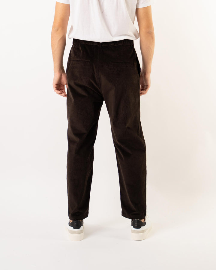 Pantaloni Velluto Coste Marrone 