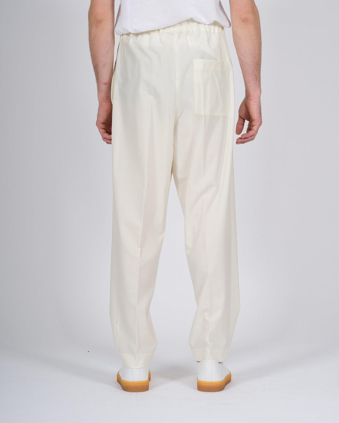 Pantalone Uomo New York Resident Modello Ohio Bianco 