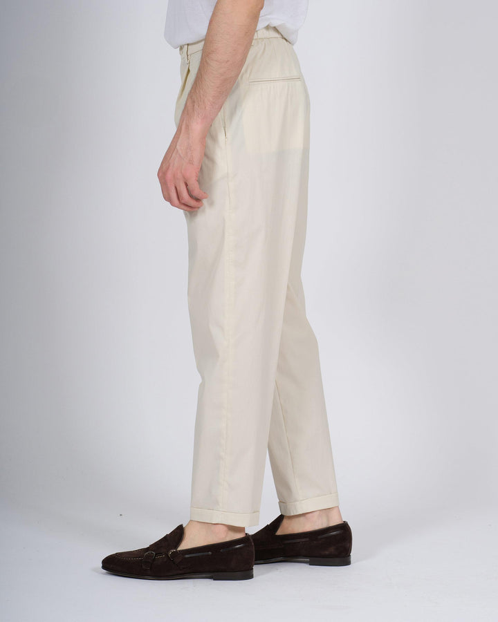 Pantalone Uomo Bonheur Modello Otaru Panna 