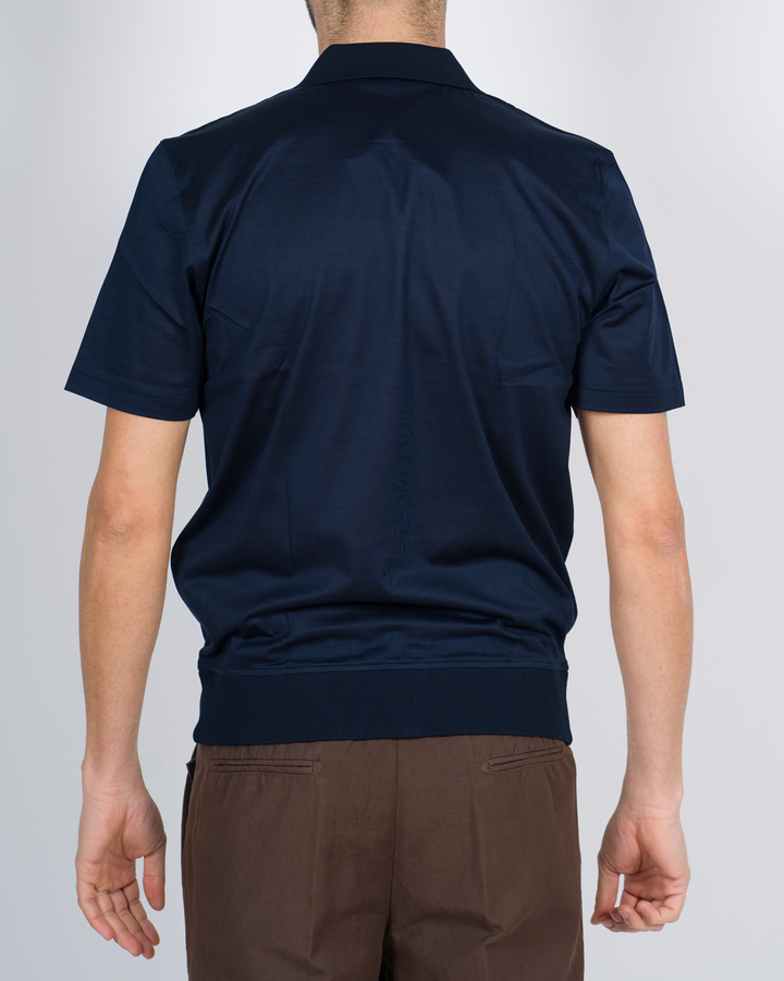 Polo skipper filo scozia blu 