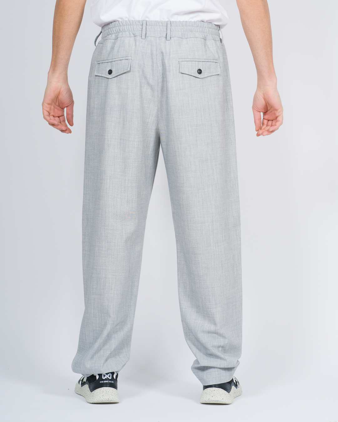 Pantalone elastico grigio 