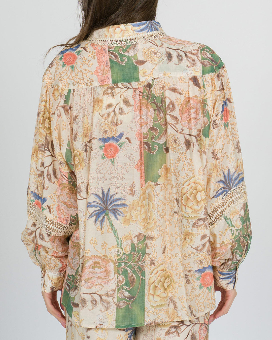 Camicia amosa beige fantasia 