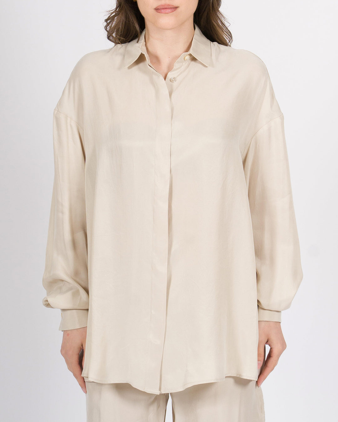 Camicia Over SILENCE  Beige 