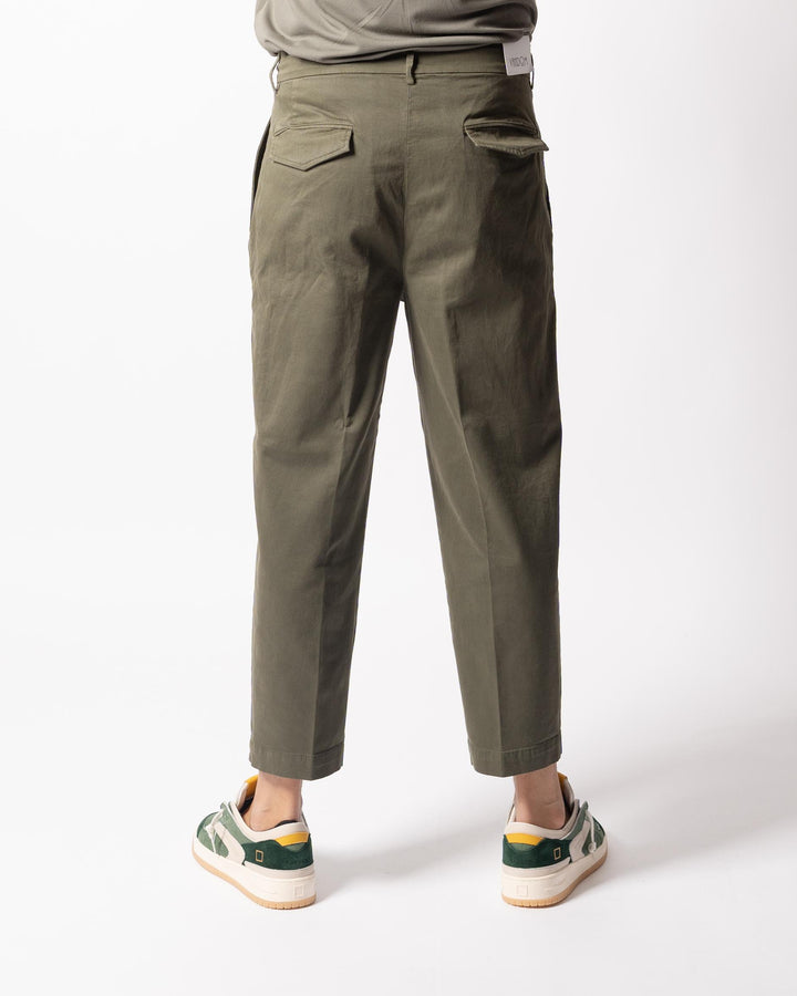 Pantalone Luca Doppia Pence Verde 
